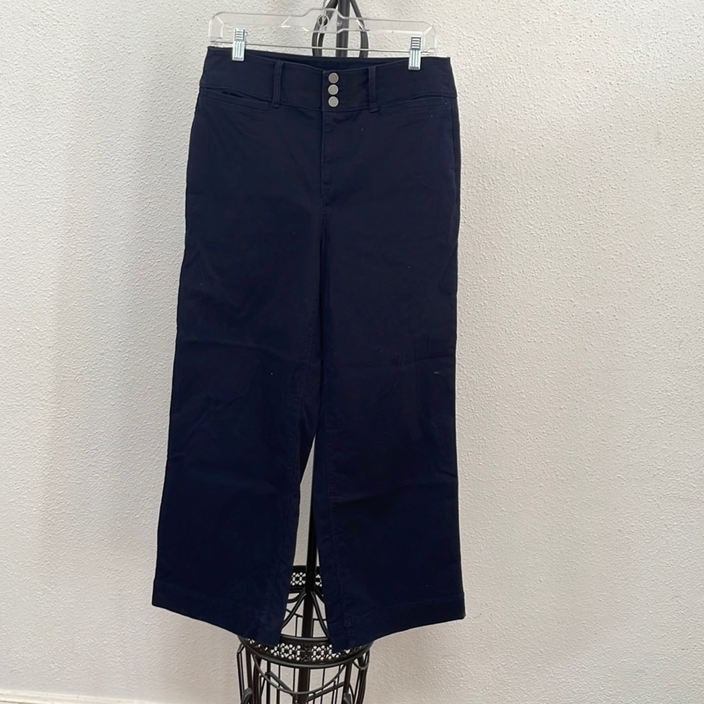 Navy Straight Leg Pants